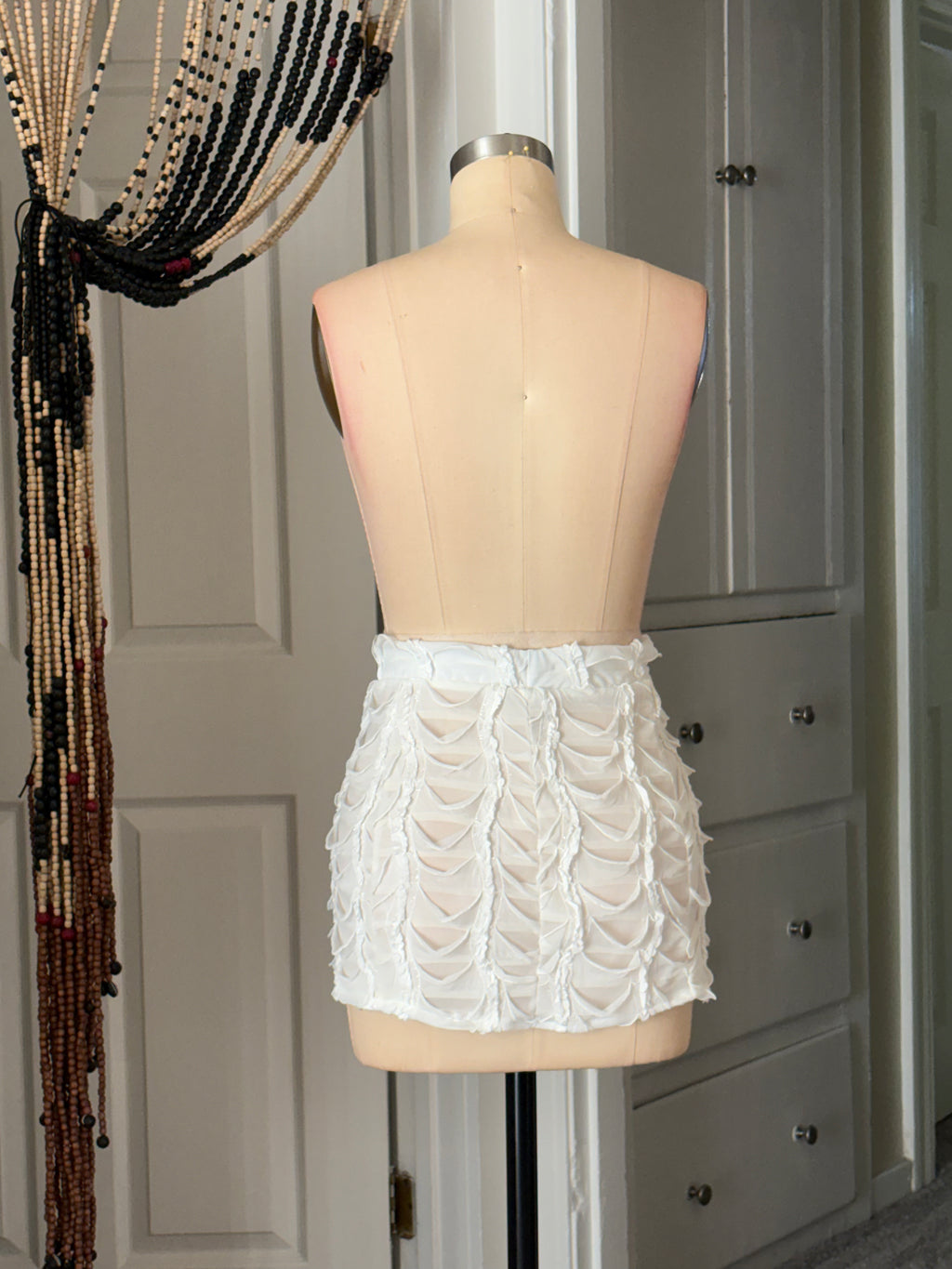 White skirt