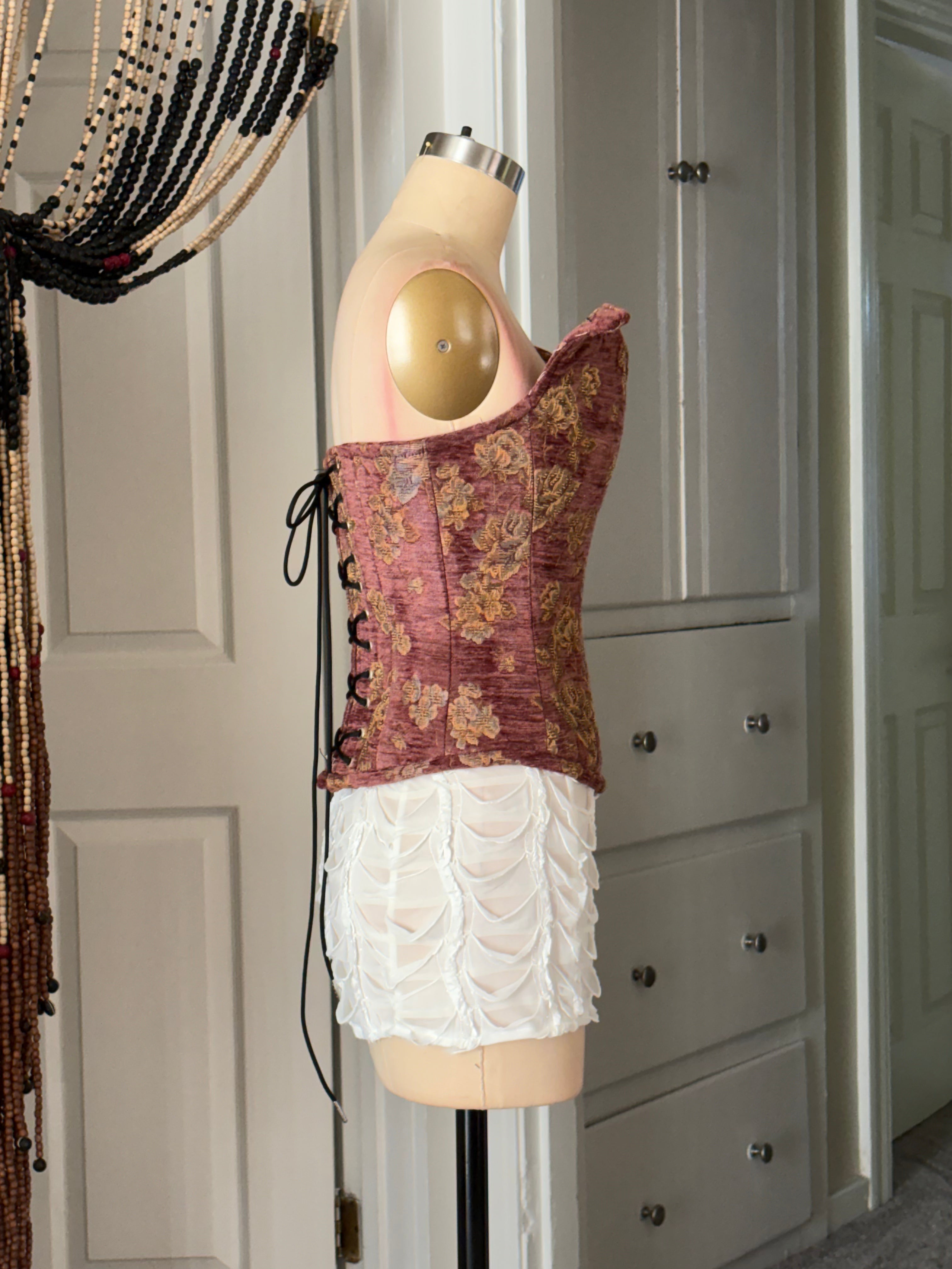 Pink point corset