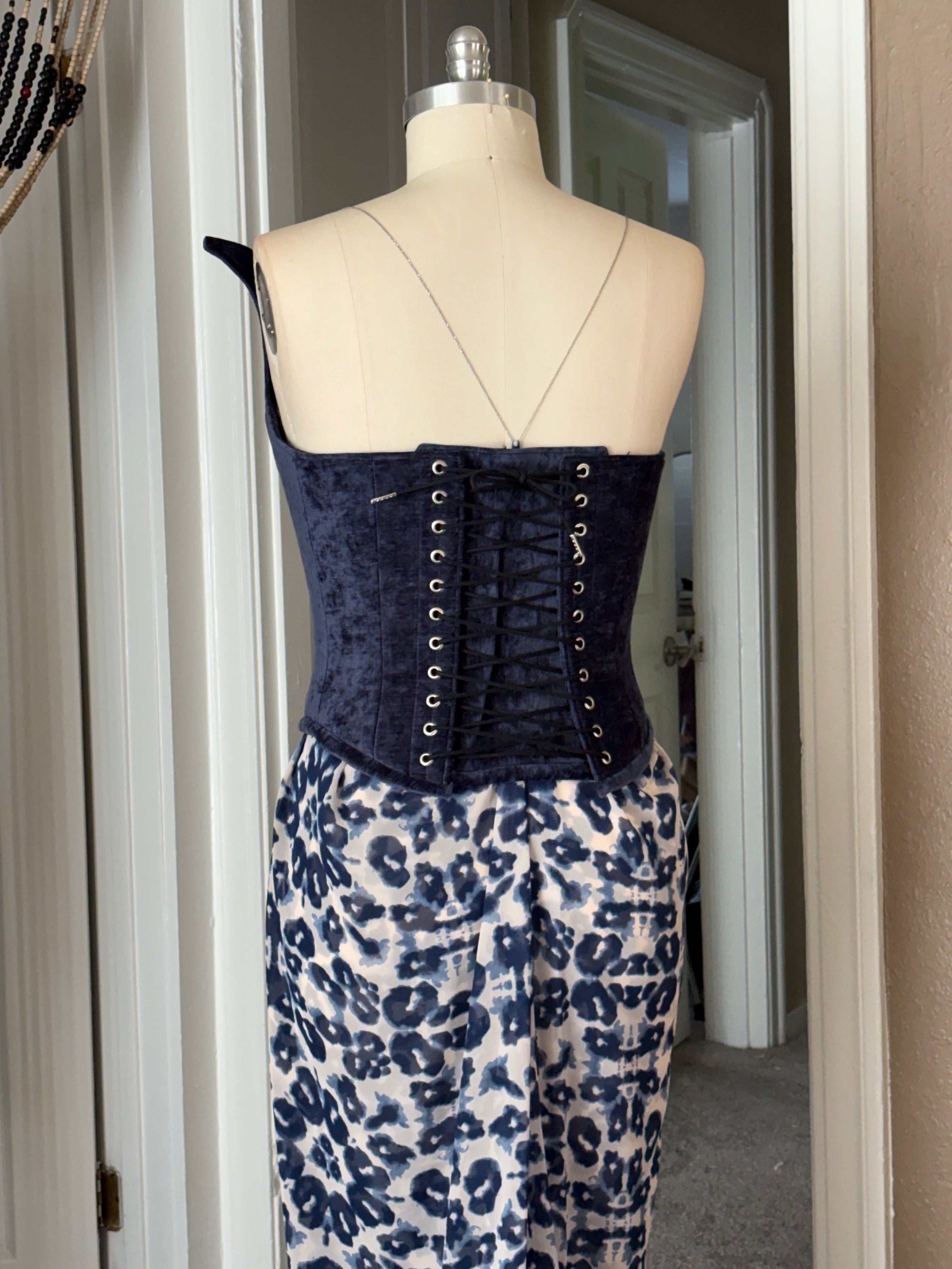 Blue point corset