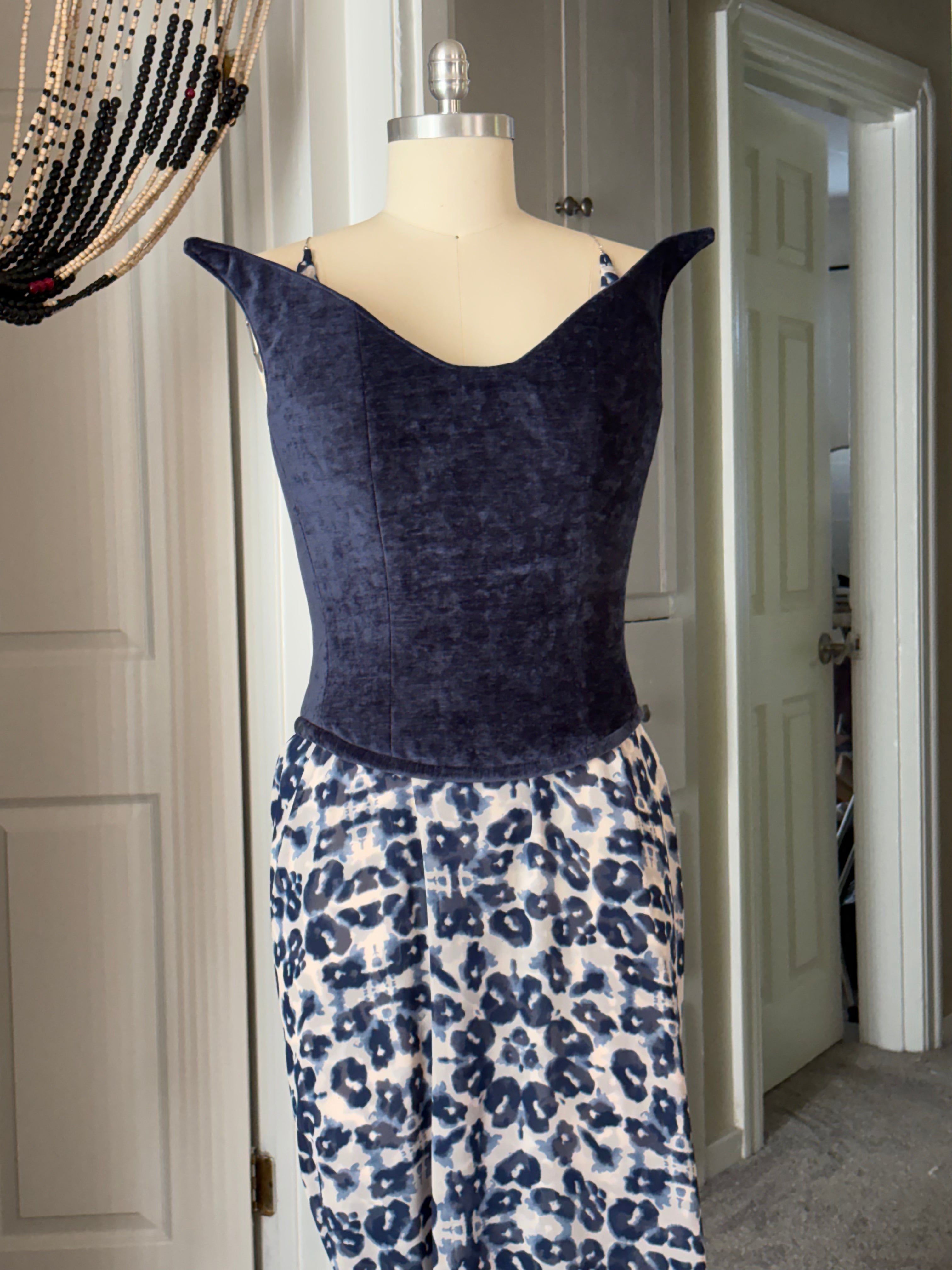 Blue point corset