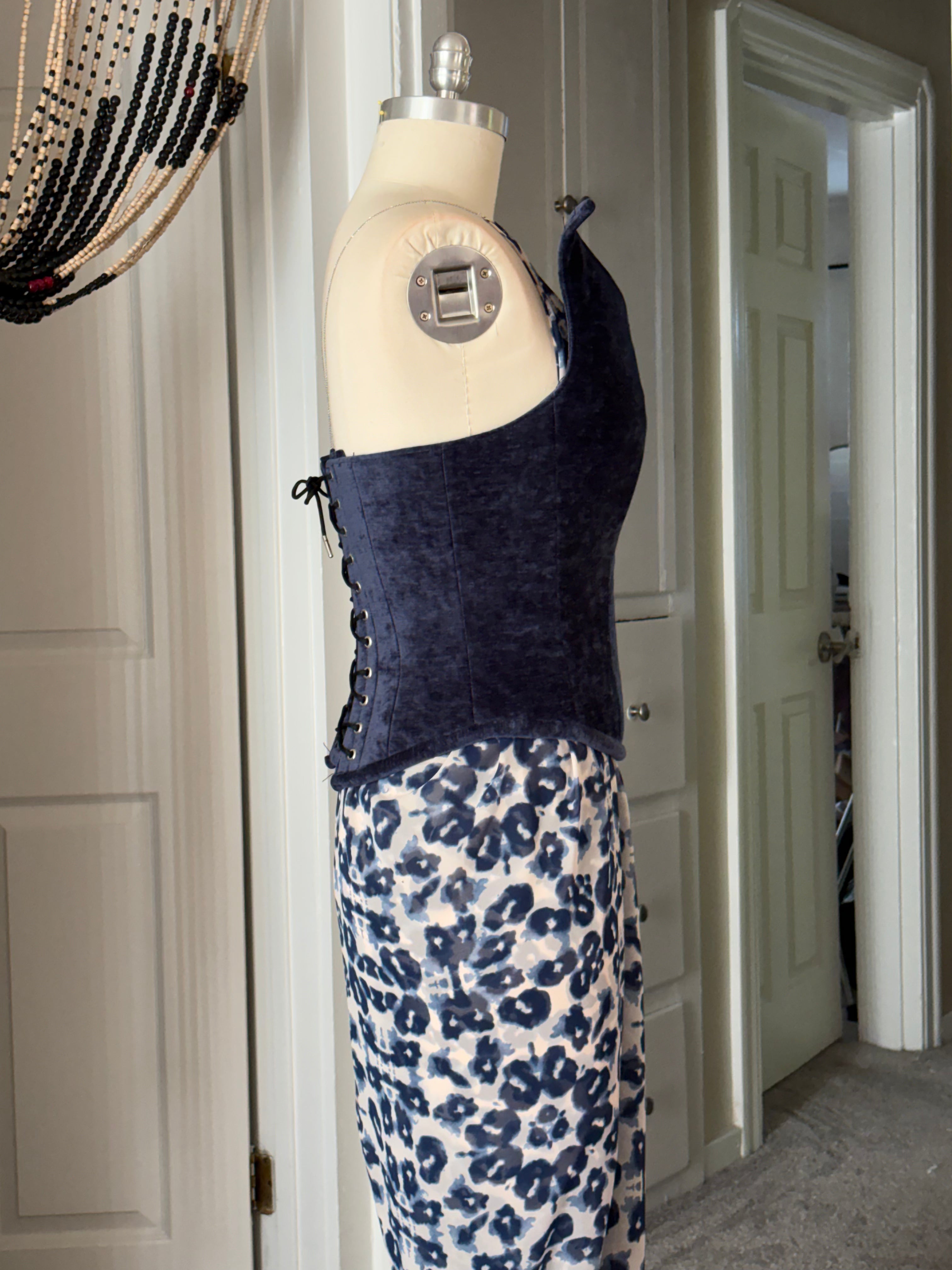 Blue point corset