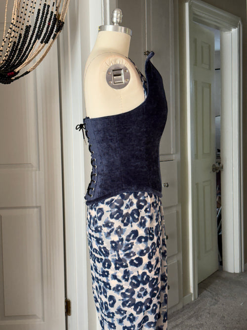 Blue point corset