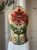 Floral curved corset #2